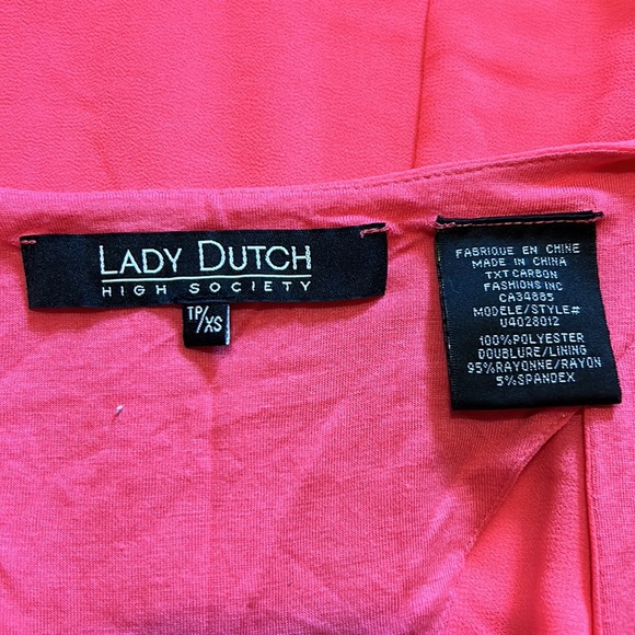 Lady Dutch coral sundress - Picture 4 of 4